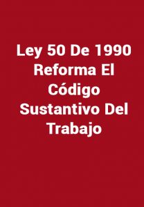 Ley 50 de 1990