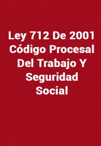 Ley 712 de 2001