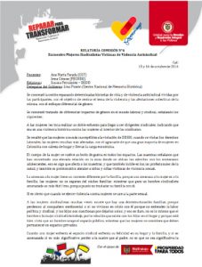 Relatorias comision 4
