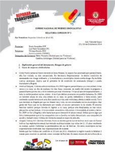 Relatorias comision 5