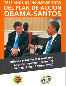 Informe Plan De Acción Laboral Obama Santos 2014 